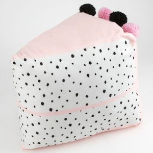 Cake Pom Pom Soft Decorative Plush Throw Pillow